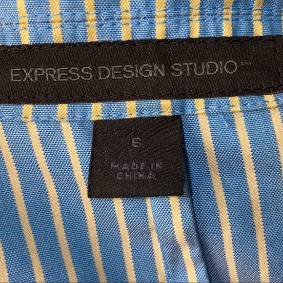 Blazer Casual Blue and Yellow Pin Striped 6 - Picture 4 of 4